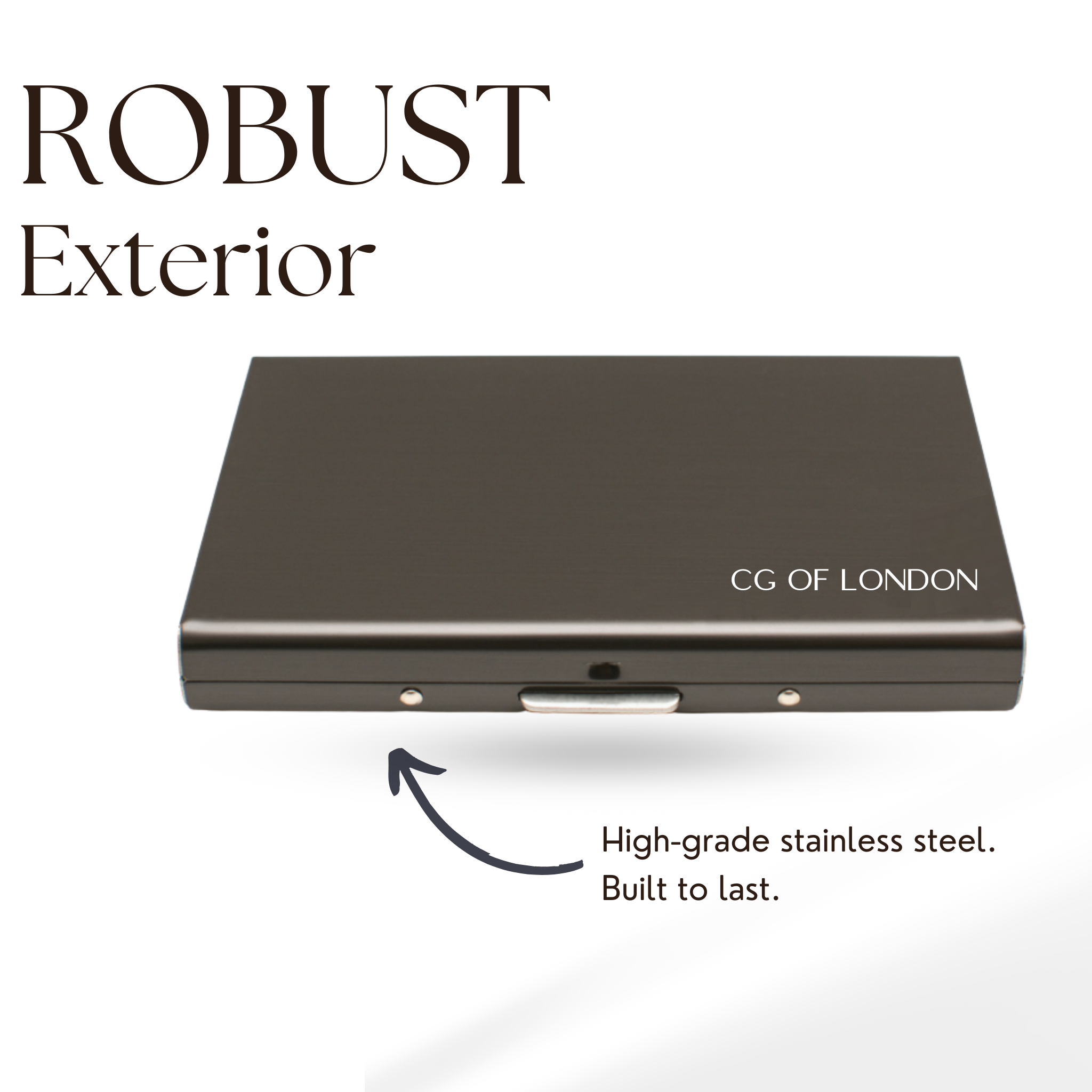 steel card holder for men – minimalist wallet design