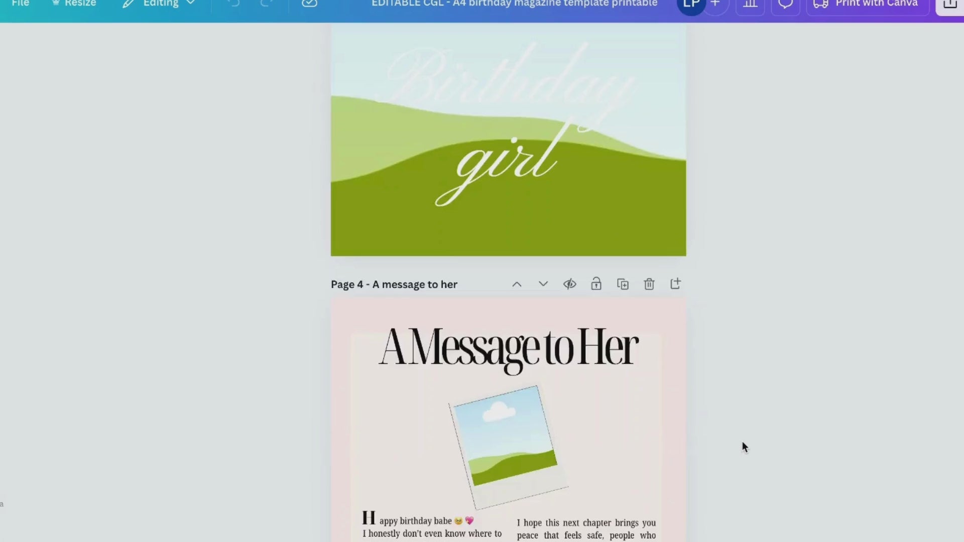 magazine style gift