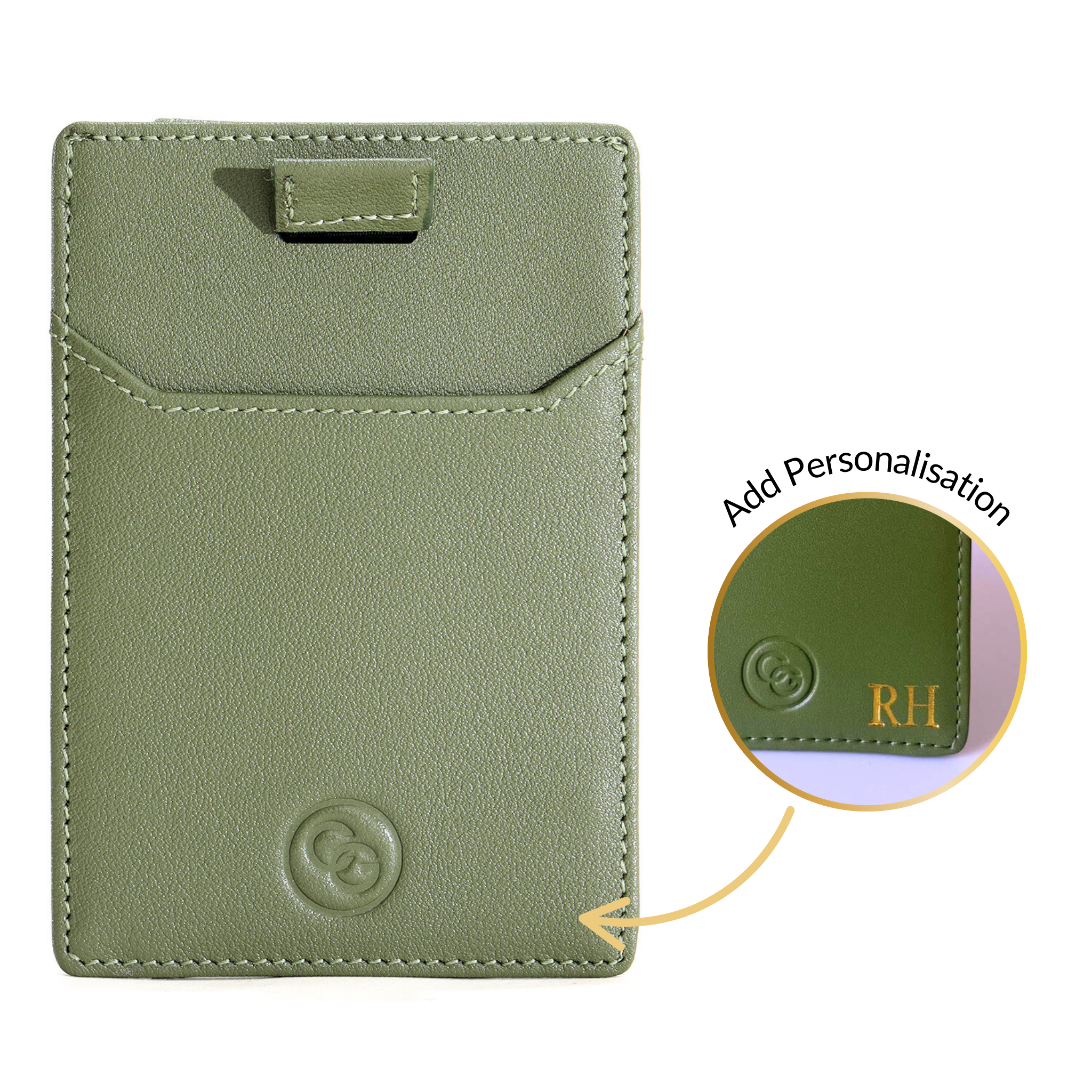 Vegan Leather Pull-tab Card Holder