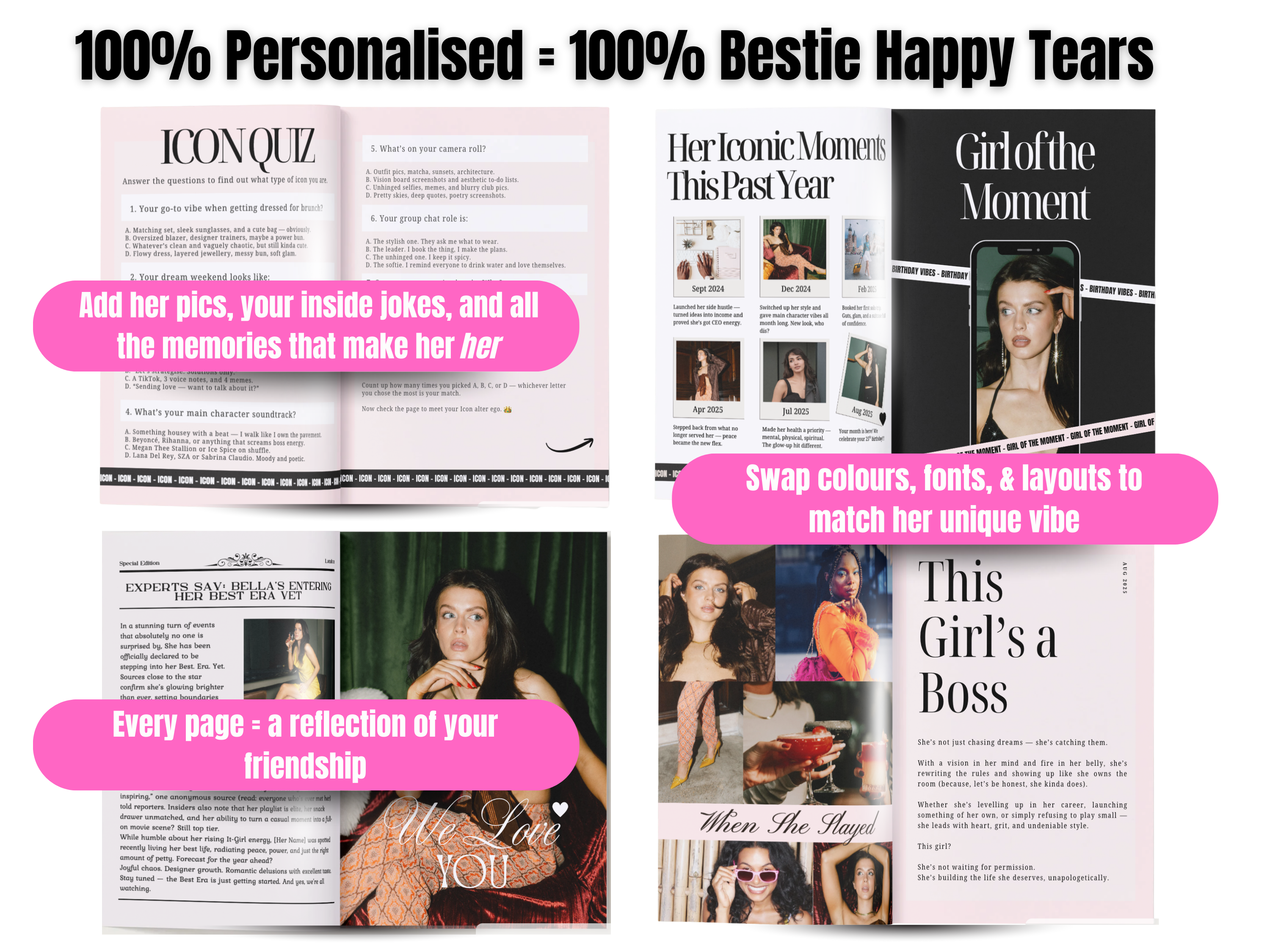 BBF magazine template Canva