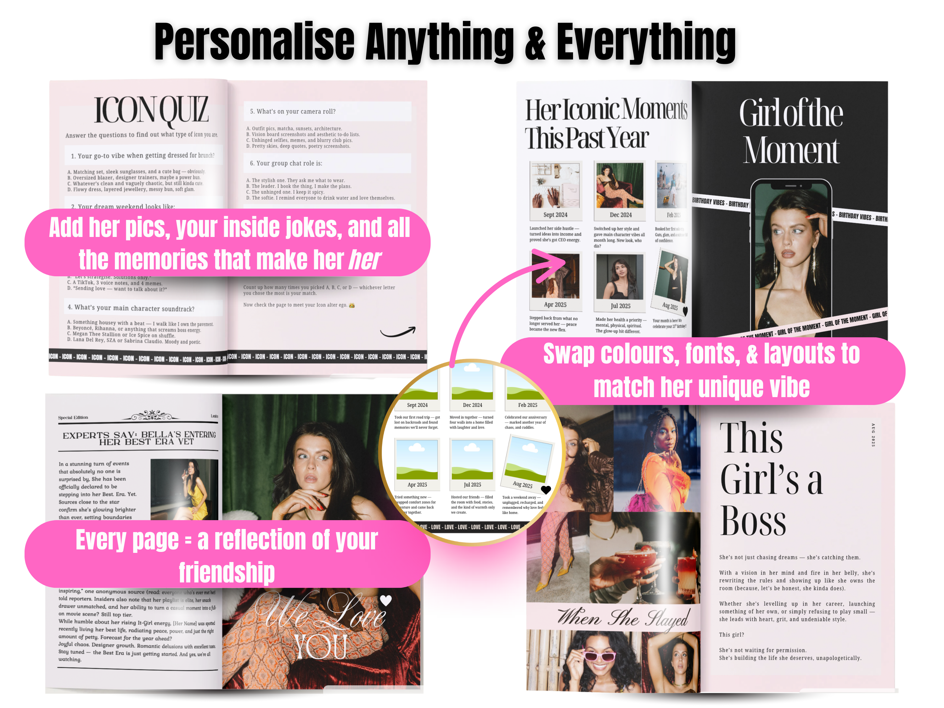 Birthday Magazine Template
