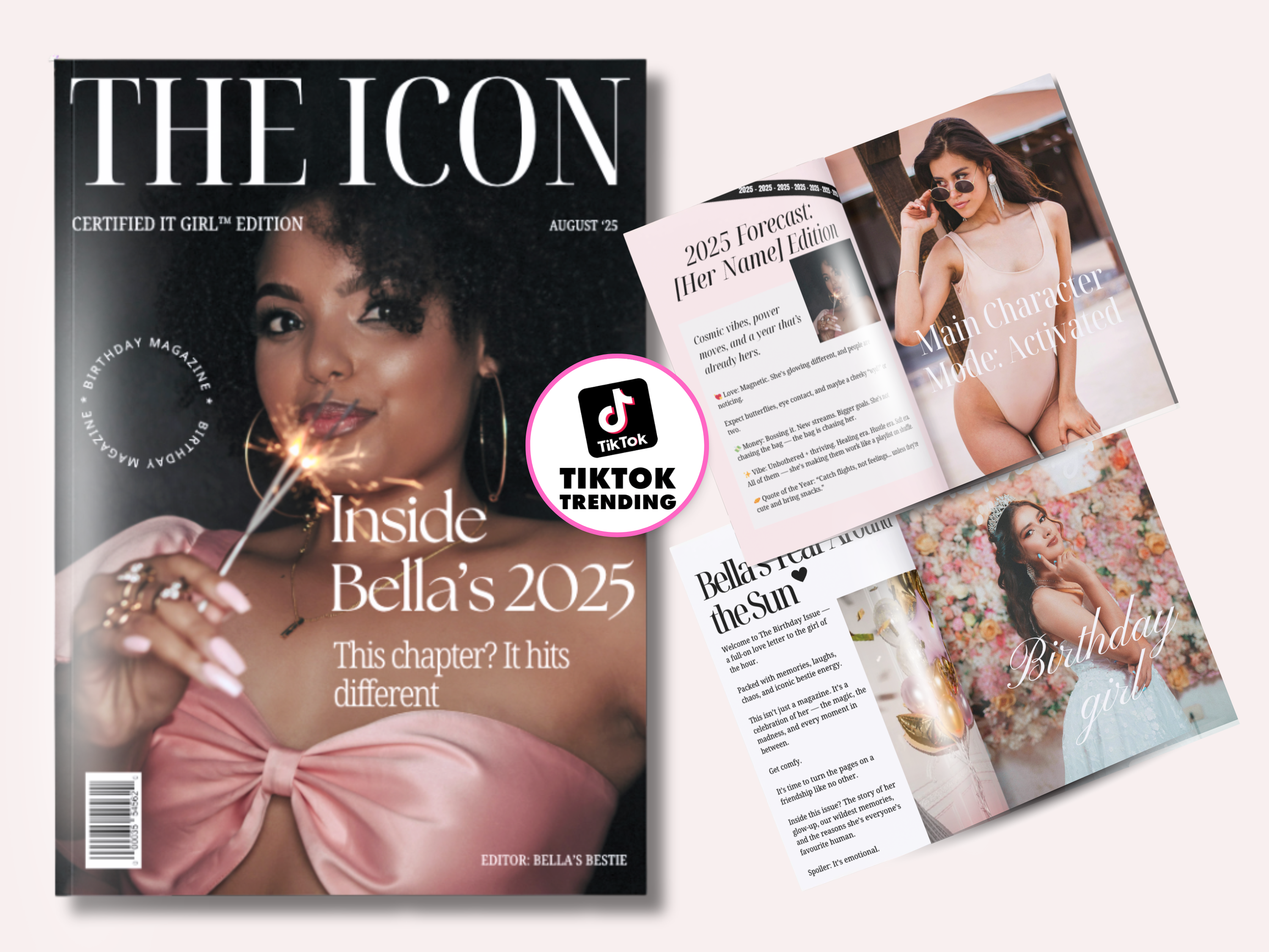 birthday magazine template 